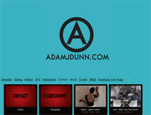 Tablet Screenshot of adamjdunn.com